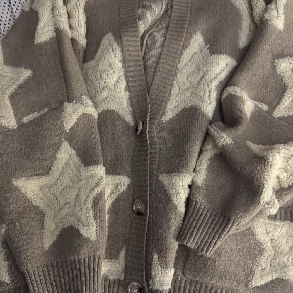 Shop Talulah Star Oversize Cardigan, Small View 6